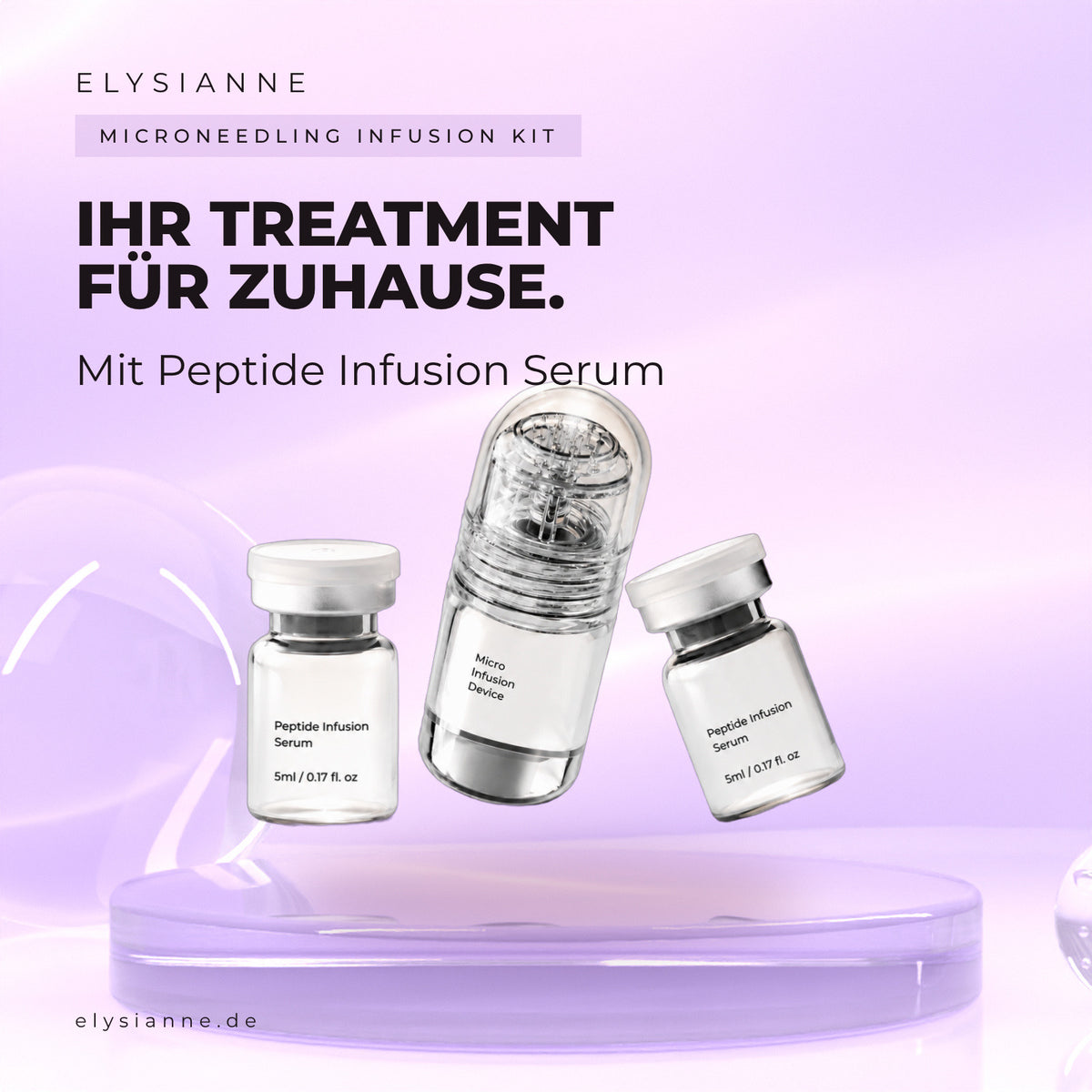 Microneedling Infusion Kit | Set für Zuhause mit Peptid-Serum
