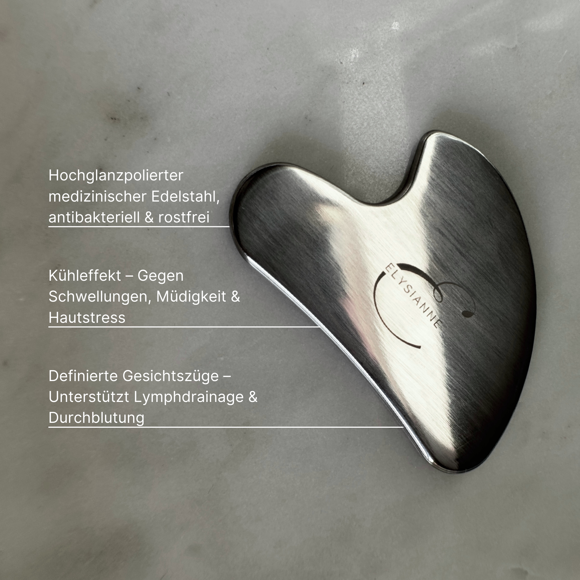 The Holiday Glow Ritual - Bio-Collagen Hydrogel Mask Set mit Edelstahl Gua Sha