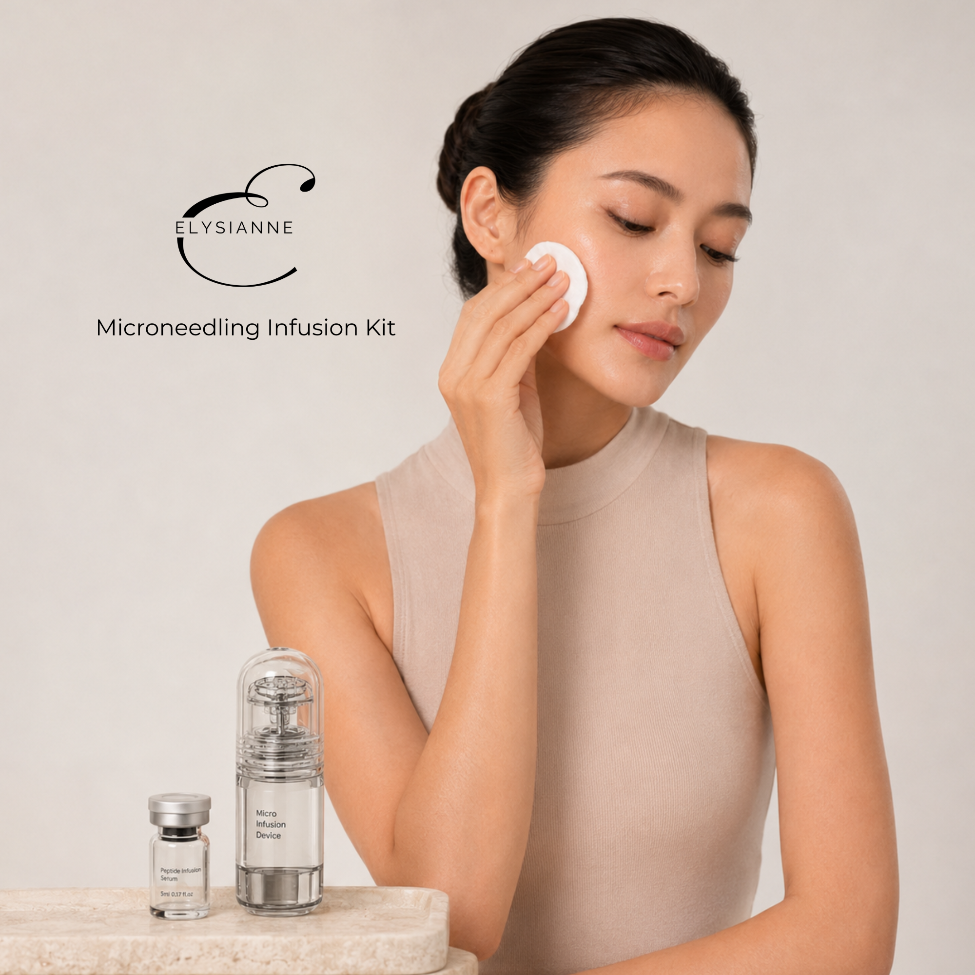 Microneedling Infusion Kit | Set für Zuhause mit Peptid-Serum