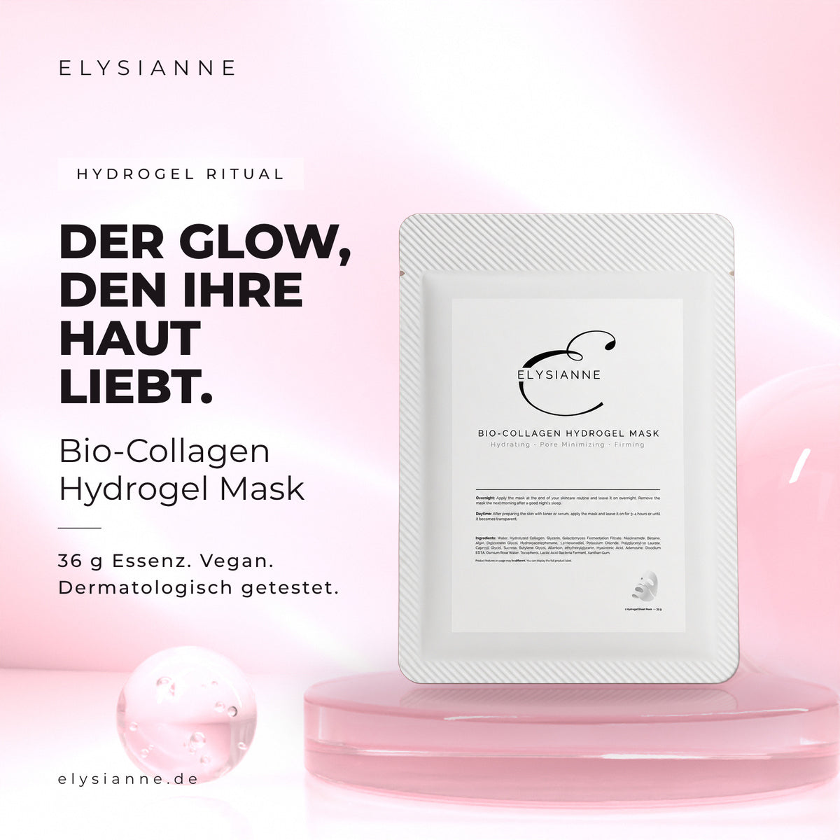 Bio-Collagen Hydrogel Mask