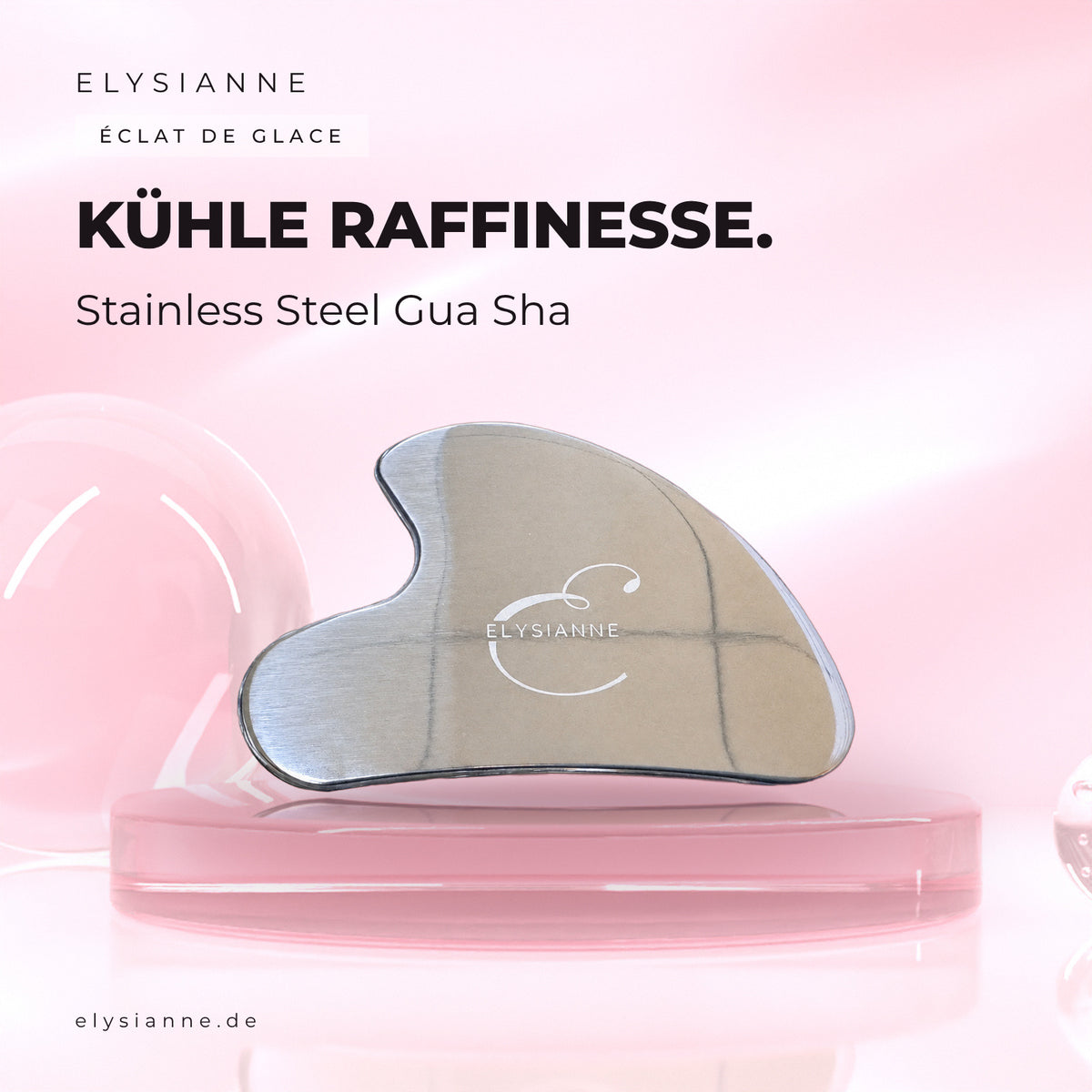 Éclat de Glace | Stainless Steel Gua Sha