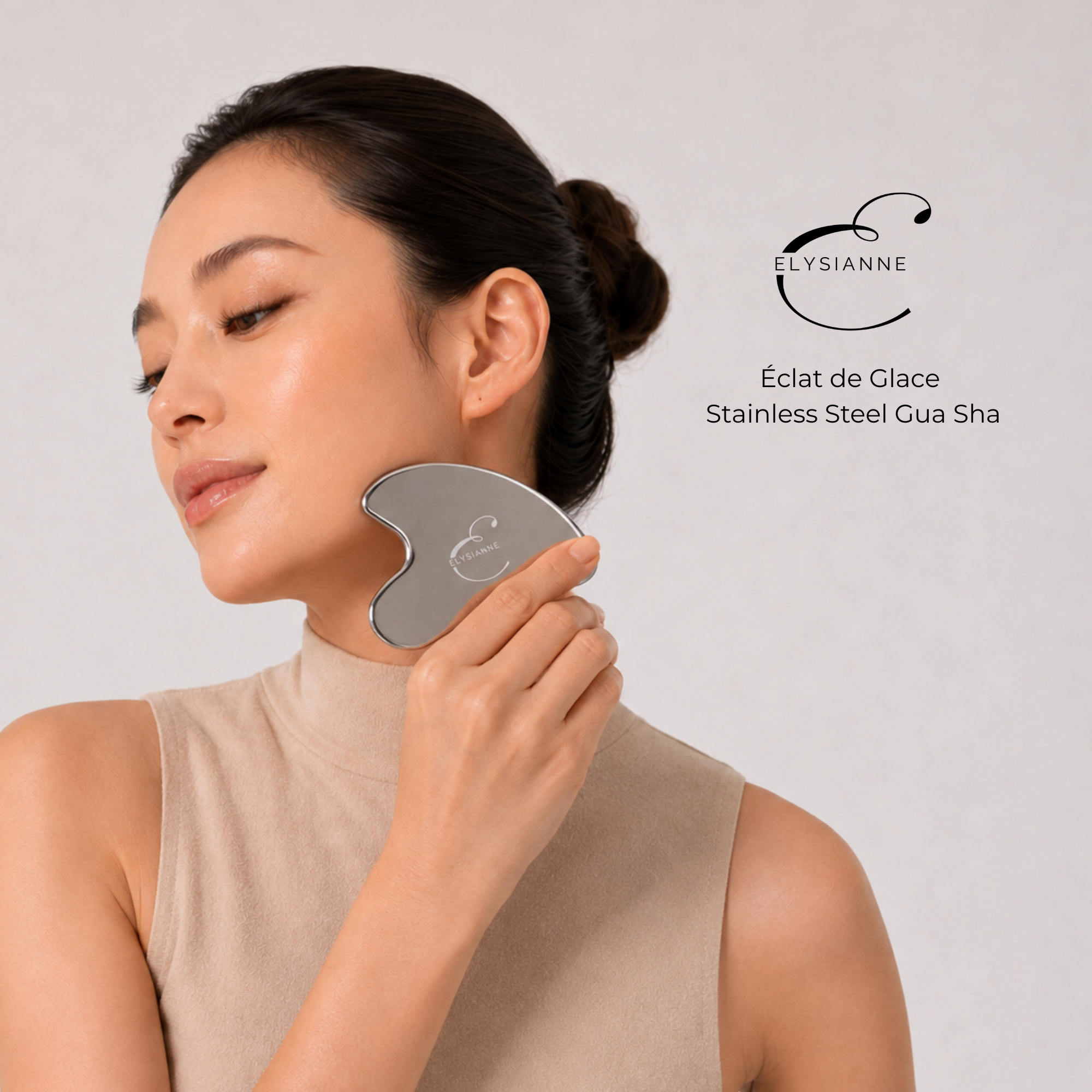 Éclat de Glace | Stainless Steel Gua Sha