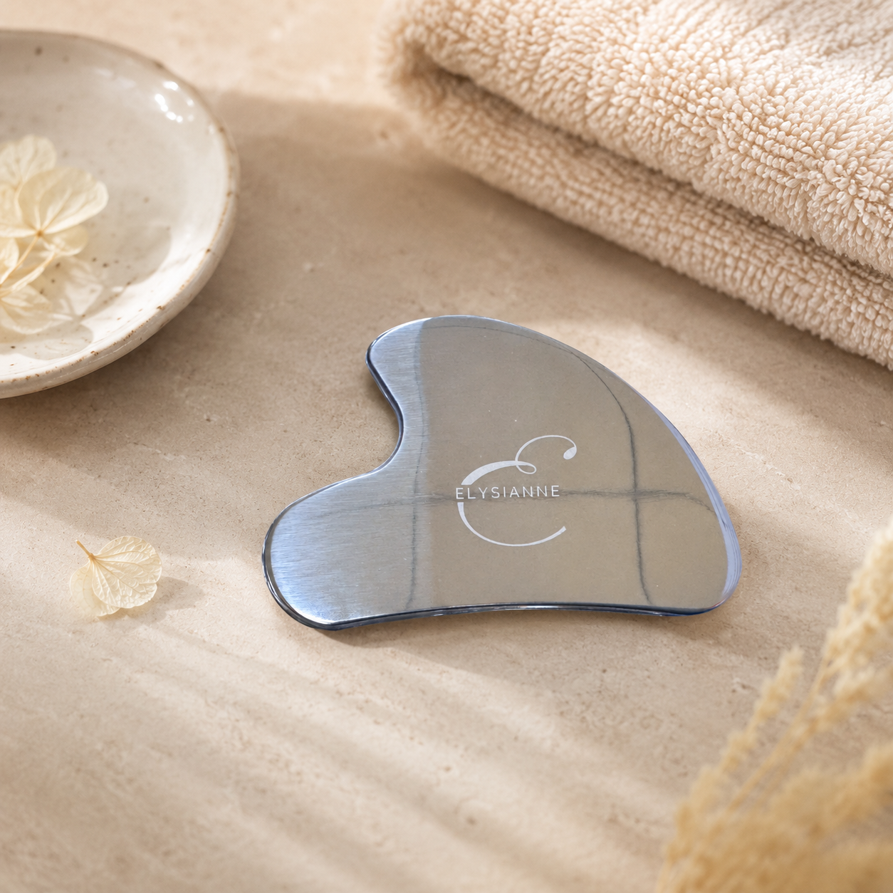 Éclat de Glace | Stainless Steel Gua Sha