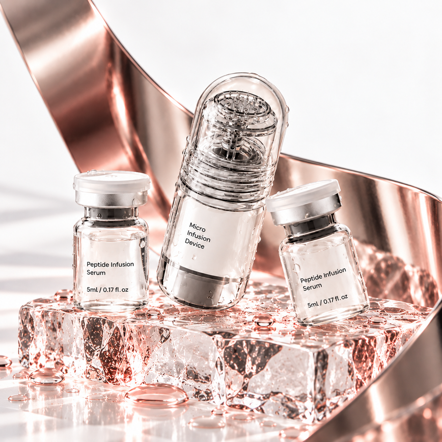 Microneedling Infusion Kit | Set für Zuhause mit Peptid-Serum